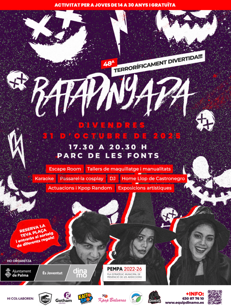 La 48ª Ratapinyada vuelve este Halloween con una edición “terroríficamente divertida” para jóvenes de Palma