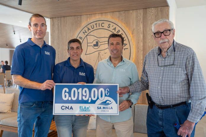 Sa Milla del CN S’Arenal recauda más de 6.000 euros para ELA Balears