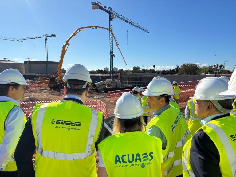 Las obras de la nueva depuradora Palma II alcanzan el 60 % de ejecución y entrarán en funcionamiento en agosto de 2026