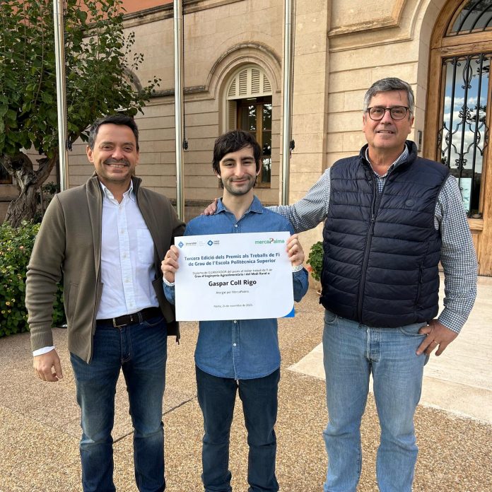 El IRFAP celebra el reconocimiento al mejor trabajo de fin de grado para el estudio sobre la enfermedad del repilo del olivo en Mallorca