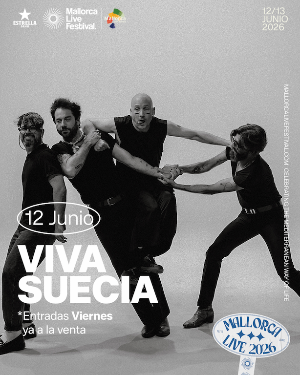 Viva Suecia regresa a Mallorca Live como cabeza de cartel nacional el 12 de junio