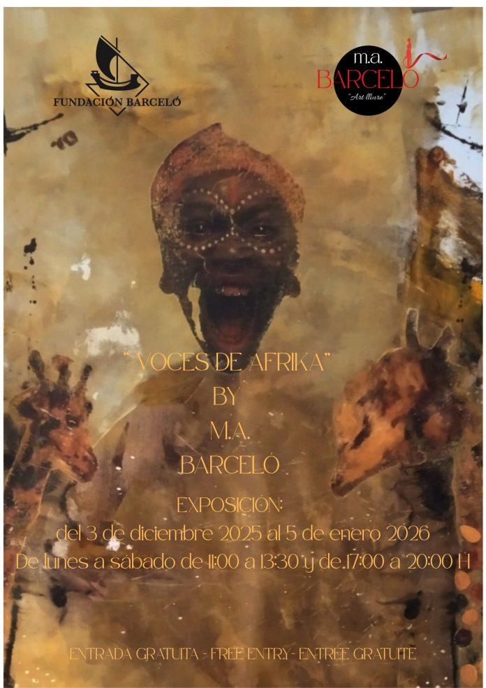 La Fundación Barceló inaugura su Belén navideño y la exposición “Voces de Afrika” de María Antonia Barceló