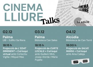 Las ‘Cinema Lliure Talks’ llegan en formato presencial a Palma y Alcúdia con tres días de cine y coloquios abiertos Las ‘Cinema Lliure Talks’ llegan en formato presencial a Palma y Alcúdia con tres días de cine y coloquios abiertos