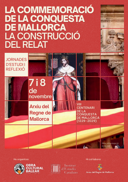 La Obra Cultural Balear organiza las jornadas ‘La conmemoración de la conquista de Mallorca. La construcción del relato’ en el Arxiu del Regne de Mallorca