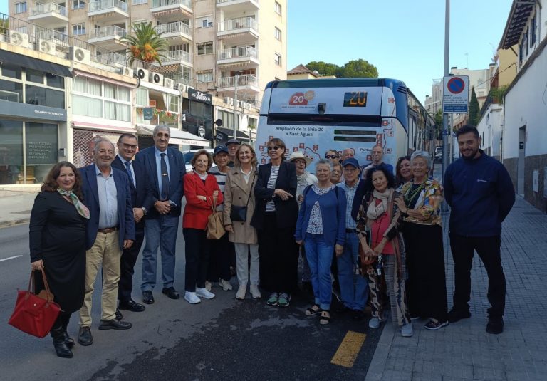 La EMT amplía el recorrido de la línea L20 hasta el barrio de Sant Agustí, atendiendo así una reivindicación vecinal