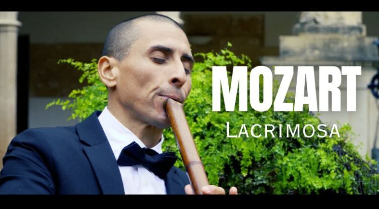 Rodrigo Rodríguez presenta una sobrecogedora versión del Lacrimosa de Mozart en el Monasterio de la Real