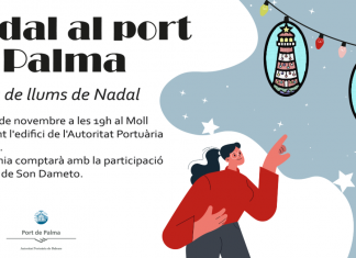 El puerto de Palma enciende su iluminación navideña con el diseño ganador del concurso infantil “Del paper al cel” El puerto de Palma enciende su iluminación navideña con el diseño ganador del concurso infantil “Del paper al cel”