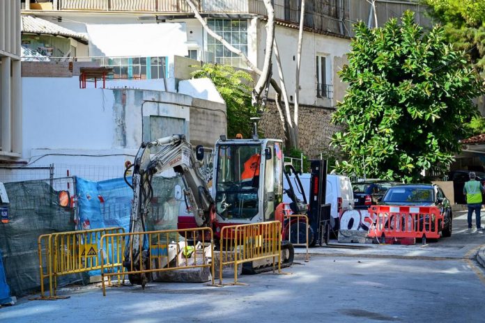 El área de Infraestructures inicia las obras de mejora de la accesibilidad en la calle s’Aigua Dolça, en el barrio de El Terreno