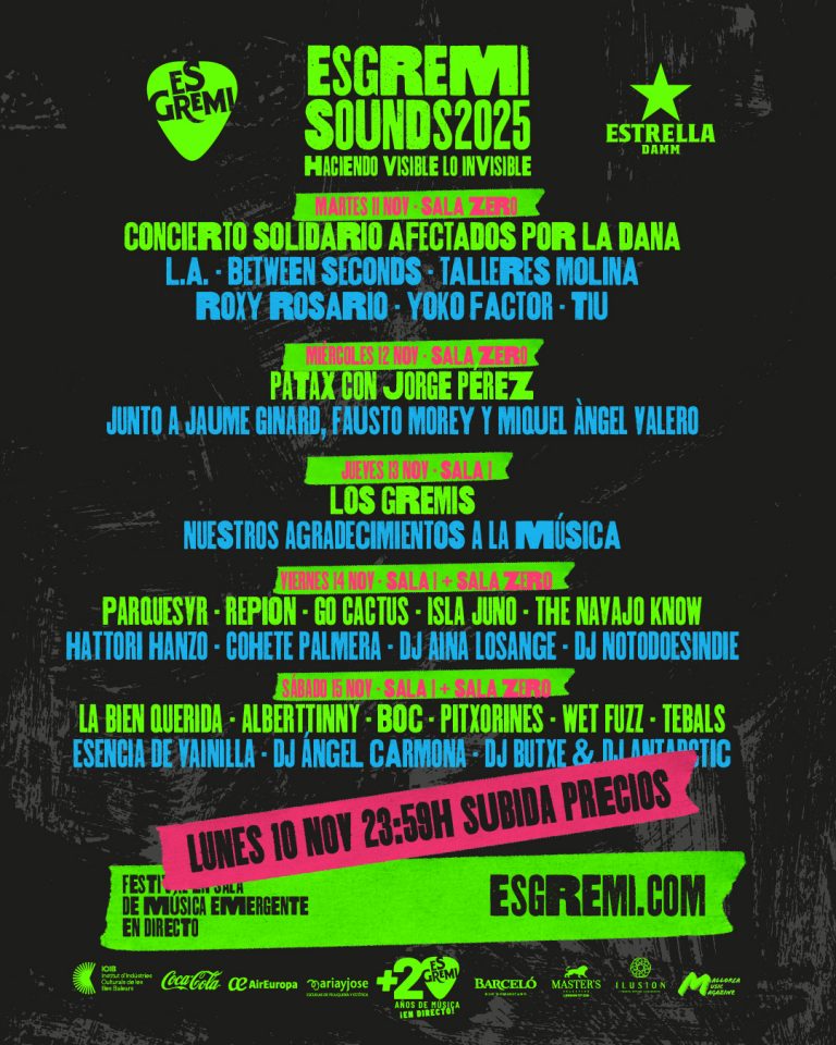 Es Gremi Sounds 2025 celebra su 22º aniversario con un concierto solidario a beneficio de la Fundación Horta Sud