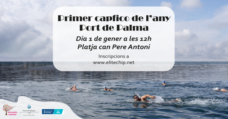 El puerto de Palma da la bienvenida al 2026 con el Primer Baño del Año, una cita deportiva y solidaria junto al mar
