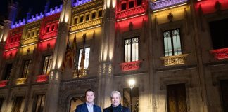 Nueva iluminación de la fachada del Palau del Consell Nueva iluminación de la fachada del Palau del Consell