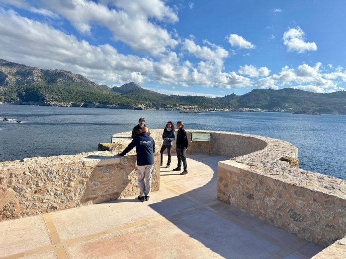 Finalizan las obras del mirador de na Miranda en sa Dragonera