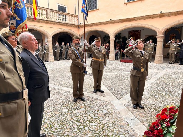 Los Artilleros de Mallorca celebran a su Patrona Santa Bárbara con un emotivo homenaje