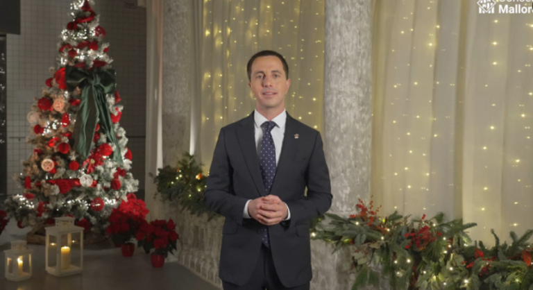 El presidente Galmés reivindica el espíritu de la Navidad y reclama lealtad institucional por el bien de Mallorca