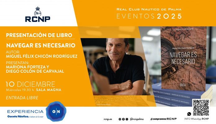 Presentación del primer libro de Miguel Félix Chicón: Navegar es necesario