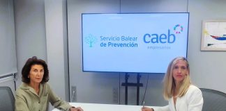 CAEB renueva su compromiso con el Servicio Balear de Prevención para reforzar la salud laboral en las empresas CAEB renueva su compromiso con el Servicio Balear de Prevención para reforzar la salud laboral en las empresas