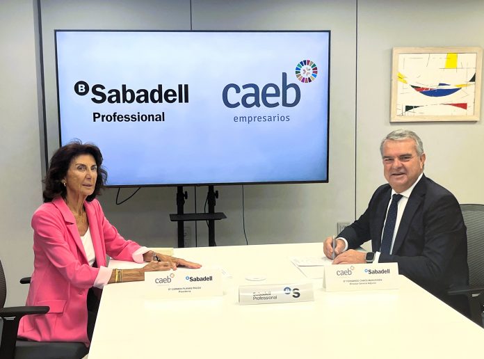CAEB y Banco Sabadell renuevan su alianza para impulsar el bienestar empresarial con especial atención a pymes y autónomos