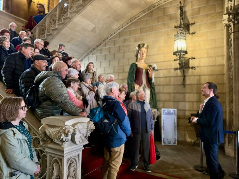 Las visitas al Palau del Consell de Mallorca aumentan un 23 % en 2025 y alcanzan un récord histórico