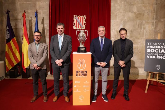 El Govern presenta la Supercopa de España de fútbol sala en Son Moix