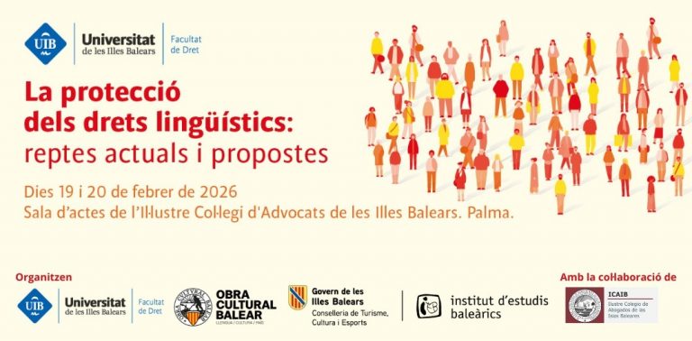 Expertos juristas debatirán en Palma sobre la protección de los derechos lingüísticos
