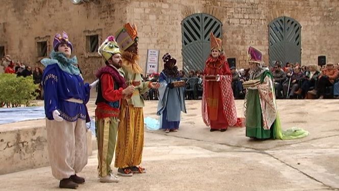 La ‘Adoración de los Tres Reyes de Oriente’ vuelve a Ses Voltes para cerrar las fiestas de Navidad en Palma