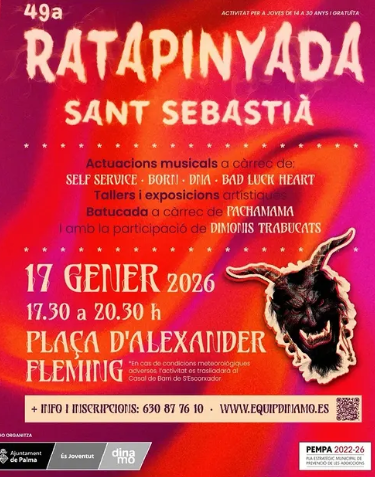 La Ratapinyada vuelve a llenar de música y cultura joven la plaza Alexander Fleming por Sant Sebastià