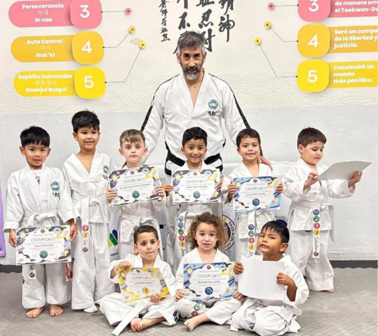 La escuela de 3 a 5 años del Balear Taekwon-Do ITF se refuerza para potenciar la motricidad infantil