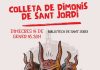La colleta de Dimonis de Sant Jordi acerca su historia a los más pequeños en la biblioteca del barrio La colleta de Dimonis de Sant Jordi acerca su historia a los más pequeños en la biblioteca del barrio