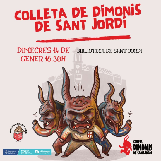 La colleta de Dimonis de Sant Jordi acerca su historia a los más pequeños en la biblioteca del barrio