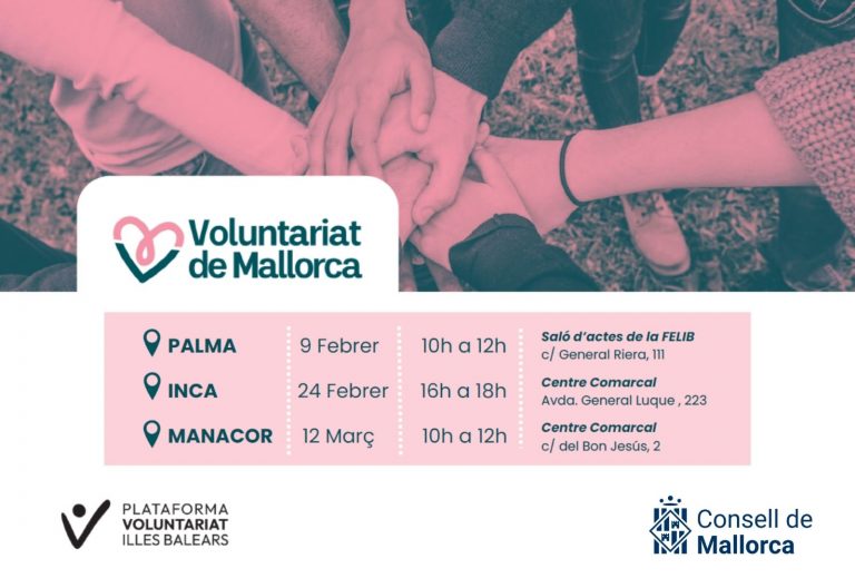 El Consell impulsa una formación inicial de voluntariado para ayuntamientos de Mallorca