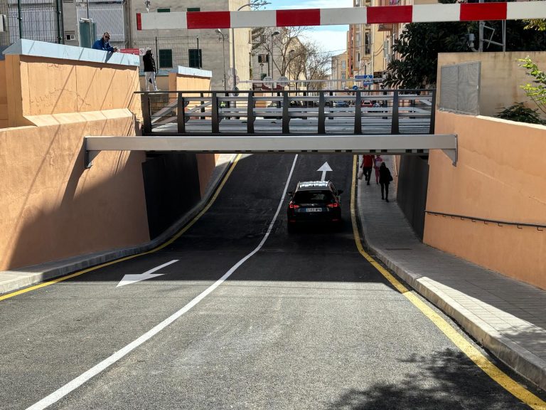 SFM abre al tráfico el nuevo paso elevado de la calle Greco junto a la estación de Verge de Lluc