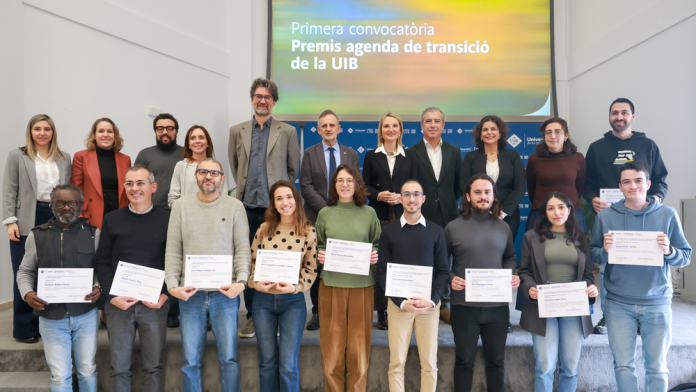 La UIB reconeix projectes i recerques per a una societat més justa i sostenible amb els Premis Agenda de Transició