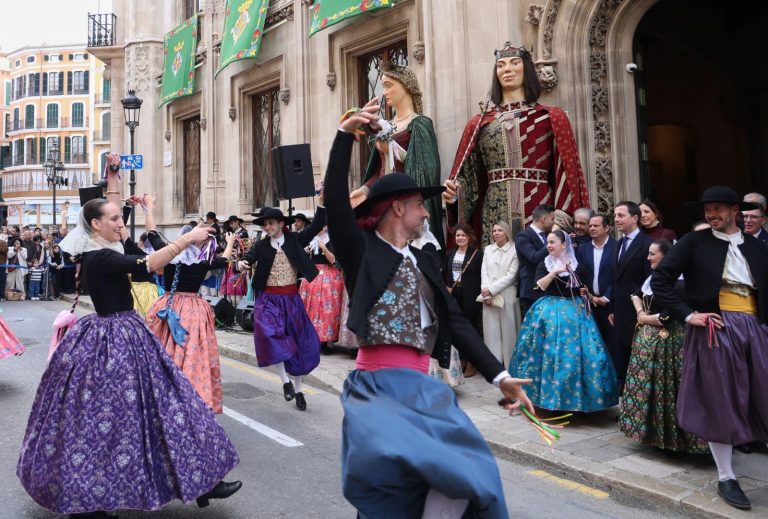 El Consell concede por primera vez 105.000 euros para el mantenimiento de gigantes y cabezudos de Mallorca