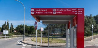 La parada del TIB de Son Verí en Marratxí mejora la accesibilidad y el confort de los usuarios La parada del TIB de Son Verí en Marratxí mejora la accesibilidad y el confort de los usuarios