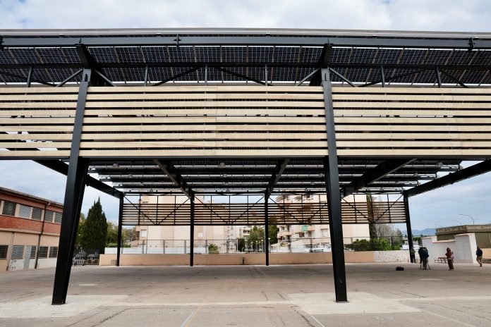 El CEIP Son Oliva acoge el primer refugio climático escolar con energía solar de Baleares
