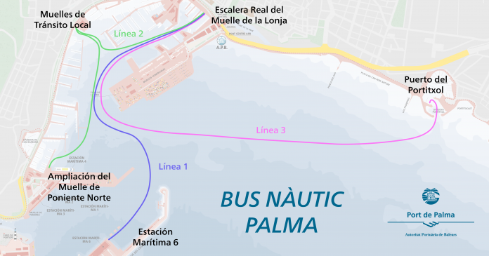 El puerto de Palma impulsa la movilidad sostenible con la adjudicación del primer bus náutico