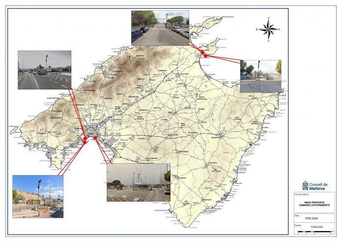 Mallorca desplegará más de 200 cámaras en la red vial y cinco en los puertos para controlar el tráfico