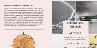 Presentado en Son Bonet el libro “Aeródromo Militar de Alcudia”, una mirada al pasado aeronáutico de Mallorca Presentado en Son Bonet el libro “Aeródromo Militar de Alcudia”, una mirada al pasado aeronáutico de Mallorca