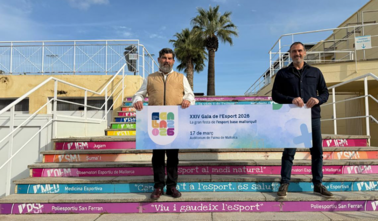 La Gala del Deporte del Consell de Mallorca premiará a 317 jóvenes deportistas el 17 de marzo en el Auditorium