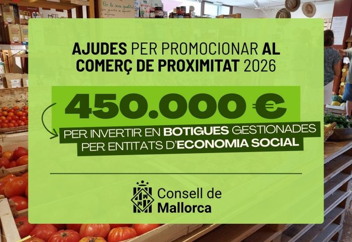 Ayudas de 450.000 euros para impulsar tiendas de economía social