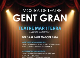 La III Mostra de Teatre de Gent Gran arranca en Palma con seis representaciones La III Mostra de Teatre de Gent Gran arranca en Palma con seis representaciones