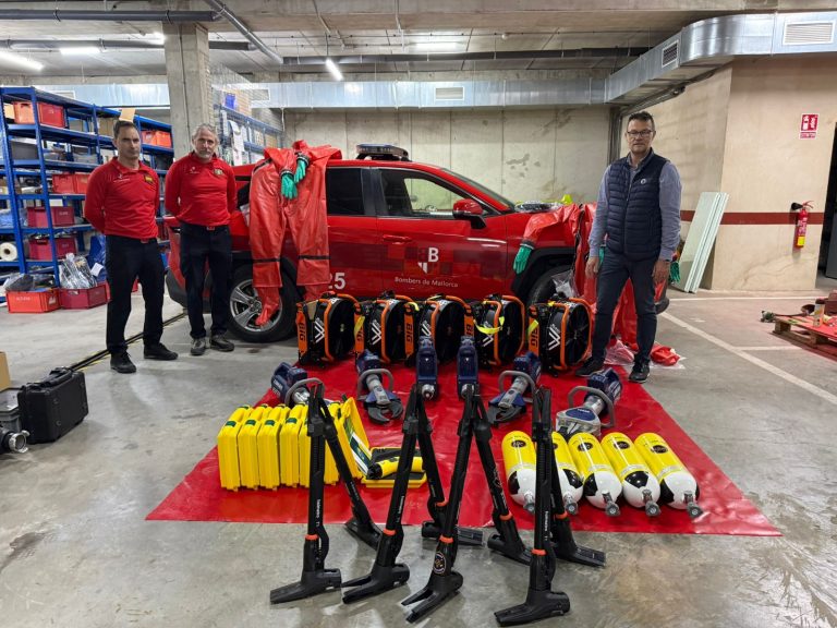 230.000 euros para reforzar el Servicio de Bomberos de Mallorca