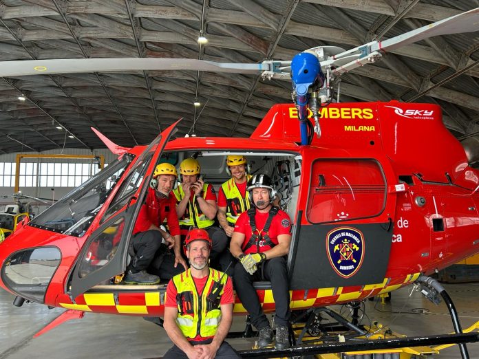 El helicóptero Milana supera los 100 rescates y se consolida como pieza clave en emergencias en Mallorca