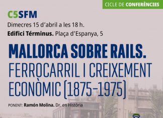 El ferrocarril como motor económico de Mallorca protagoniza una nueva conferencia de SFM en el Términus El ferrocarril como motor económico de Mallorca protagoniza una nueva conferencia de SFM en el Términus