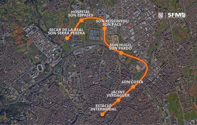 El Govern inicia la exposición pública del proyecto de la nueva línea de metro a Son Espases