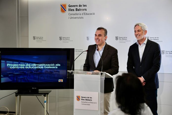 Educació impulsa la mejora de la climatización en 12 centros de Baleares con una nueva licitación