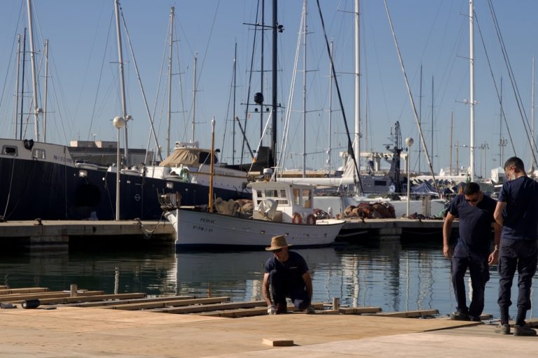 Más de 200 profesionales ultiman el montaje del Palma International Boat Show 2026