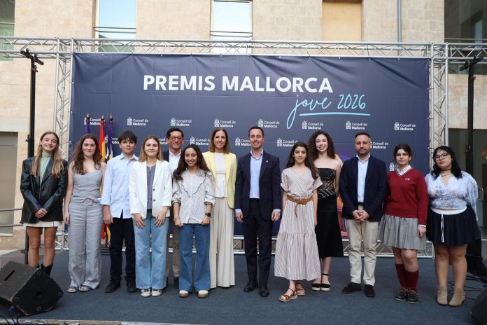El Consell de Mallorca entrega los Premios Mallorca Jove 2026 y consolida el certamen como referente cultural juvenil