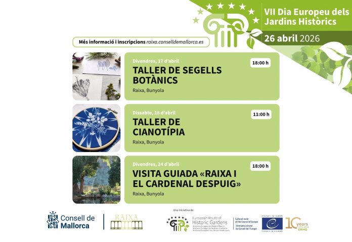 Raixa se convierte en epicentro del patrimonio botánico con actividades por el Día Europeo de los Jardines Históricos
