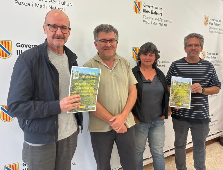 La agricultura ecológica sigue creciendo en Balears y ya representa el 22,8 % de la superficie agraria útil